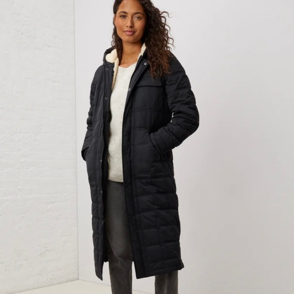 🖤 Convertible Sherpa-Lined ParkaUpWestPitch BlackNWT 🖤